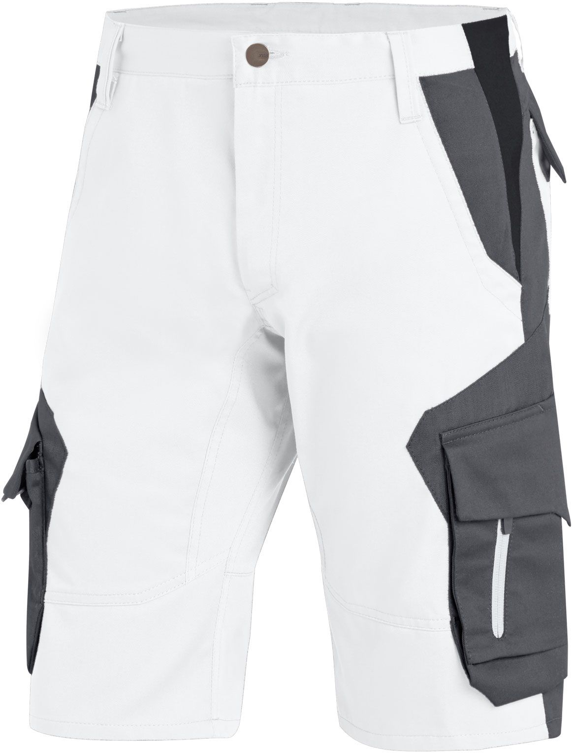 FHB WULF Bermuda weiss-anthrazit Gr. 54 - Textilien