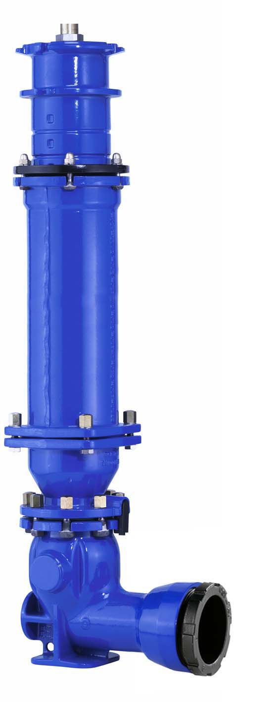 UT Vario 2.0, verstellbar Fig. 9000 Typ RAD H4, Schraubmuffe DN 125 - Von Roll Hydranten