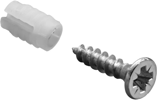 Hettich Spreizmuffe mit Schraube, 5 x 9mm, à 40 Stk - Diverse Möbelbeschläge und Zubehör