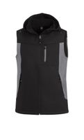 FHB JUSTUS Softshellweste grau-schwarz Gr. 2XL - Textilien