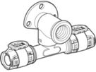 T-Anschlusswinkel 90° abgesetzt 20mm-1/2"-20mm L=52mm 620.981.00.1 - Geberit FlowFit-Rohre/Formstücke