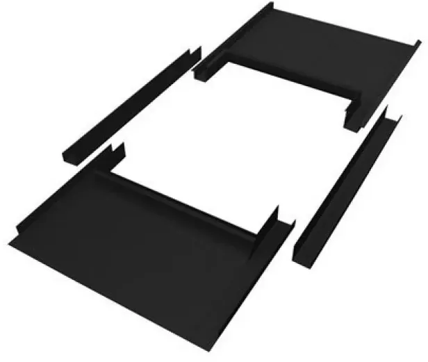 PREFA Einfassung für Velux stucco 114x118-140 cm, 28 P.10 prefabronze - PREFA Dachsysteme