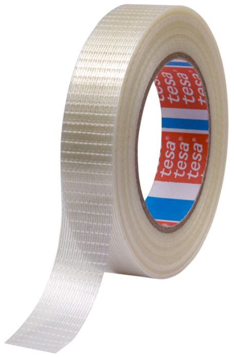 TESA Verpackungsband, Faserverstärkt PVC Transparent, B= 50mm, L= 50m, 4579 - Kleben