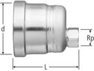 Industry-Verschlusskappe 108mm x 3/4" mit Innengewinde exzentrisch 80326.73 - Optipress-Industry XL-Formstücke