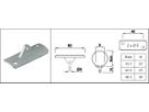 Auflager beweglich zentrum HI. 33.7 mm geschliffen 1.4301 - INOXTECH-Handlauf-/Geländer-System