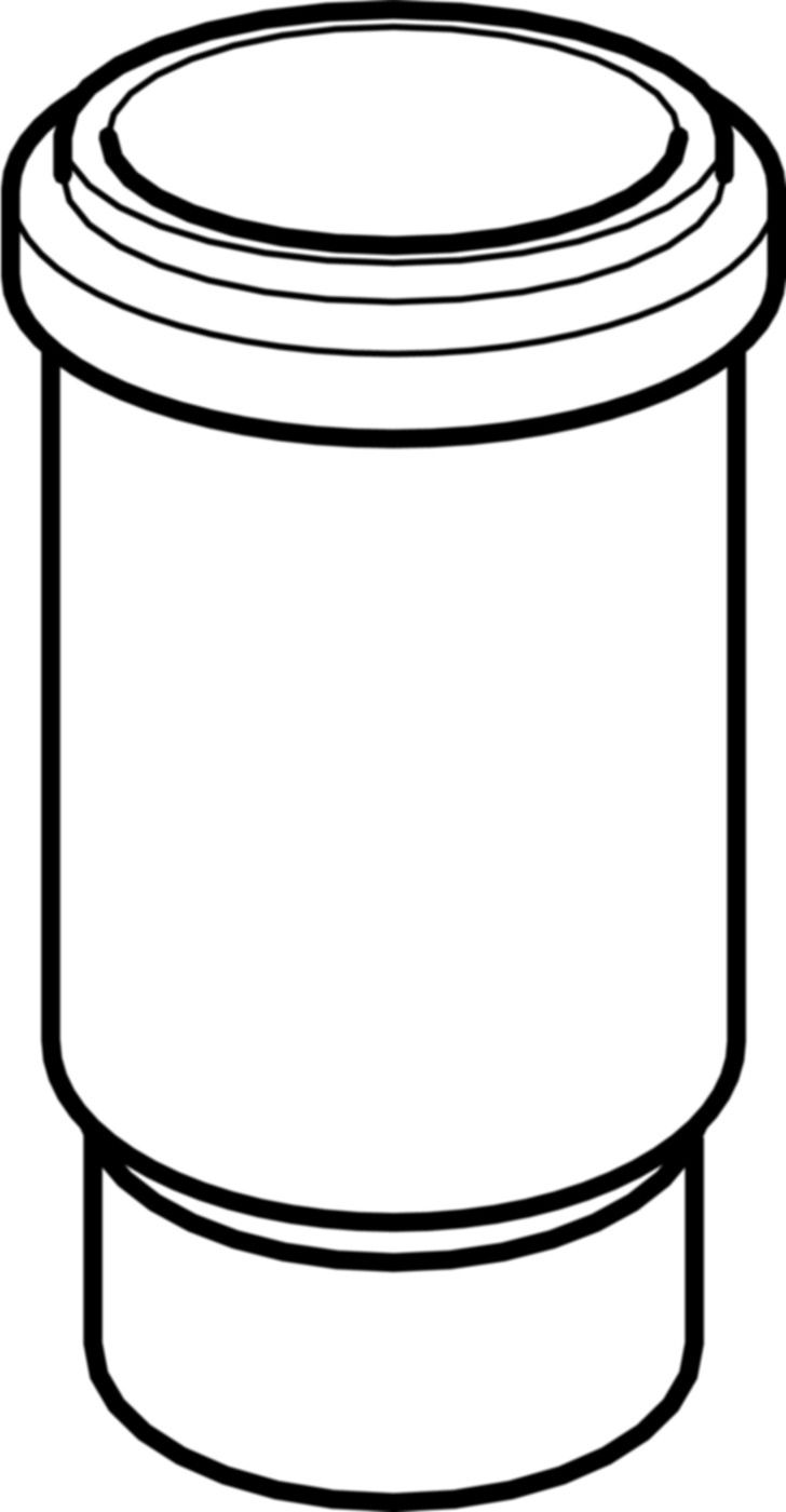 Langmuffe d 200mm 370.700.16.1 - Geberit-PE-Formstücke