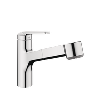KWC DOMO 6.0 Küche Auszugb.A235 chromeline, niedrig flex-PEX 3/8" - KWC Küchen Armaturen