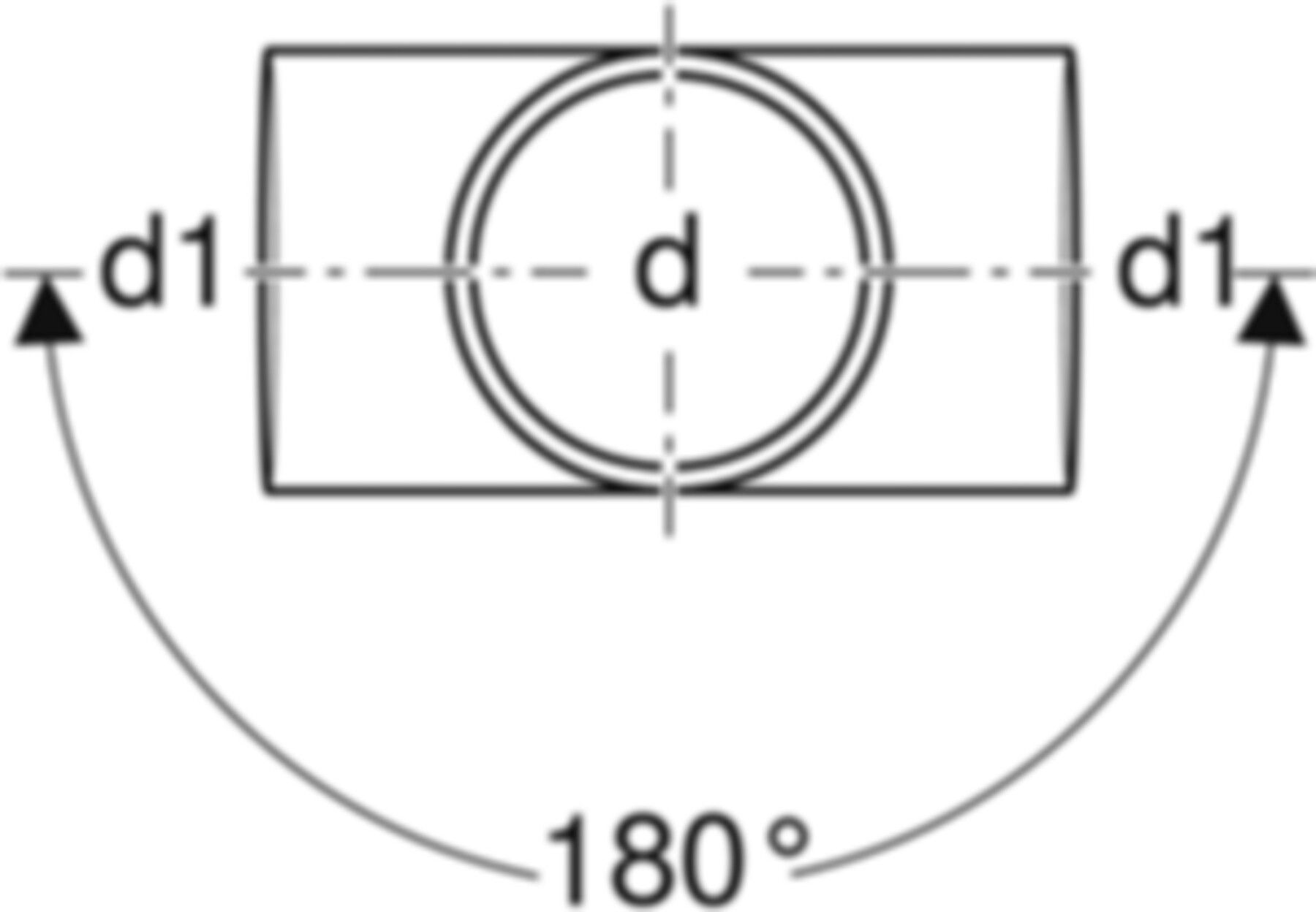 Doppelabzweig 180° d 110/110mm 310.102.14.1 - Geberit-PE-Silent-Formstücke