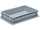 Rako-Behälter, mit Muschelgriff, grau 600x400x117 mm 20 Lt - Utz Behälter