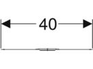 Tassenrand Chromstahl 152.336.00.1 - Geberit-PE-Formstücke
