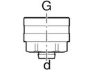 MeplaTherm Anschlussverschraubung zu Eurokonus 3/4" 20mm-2.5 642.534.22.2 - Geberit-Mepla-Formstücke