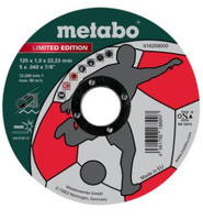Trennscheibe, Limited Edition INOX 125x1.0x22.23mm, Pack à 10 Stk. - Metabo Maschinenzubehör