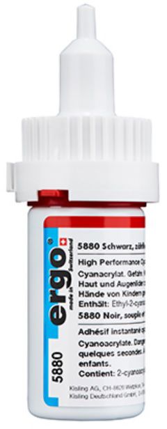 ERGO Sekundenklebstoff, Spezial 5880, 20g, zähflexibel - Kleben