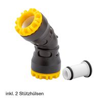 Winkel 45° PLASSON GAS