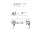 Winkelschleifer WE 17-125 Quick Ø 125mm, 1700W, 11000/min - Metabo Elektrowerkzeuge