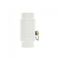 Wassersammler Inkl. Kunstoffanschluss Ø80 mm P.10 prefaweiss 203125 - PREFA Dachentwässerungssysteme