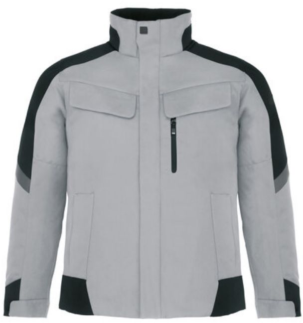 FHB LARS Arbeitsjacke grau-schwarz Gr. 3XL - Textilien