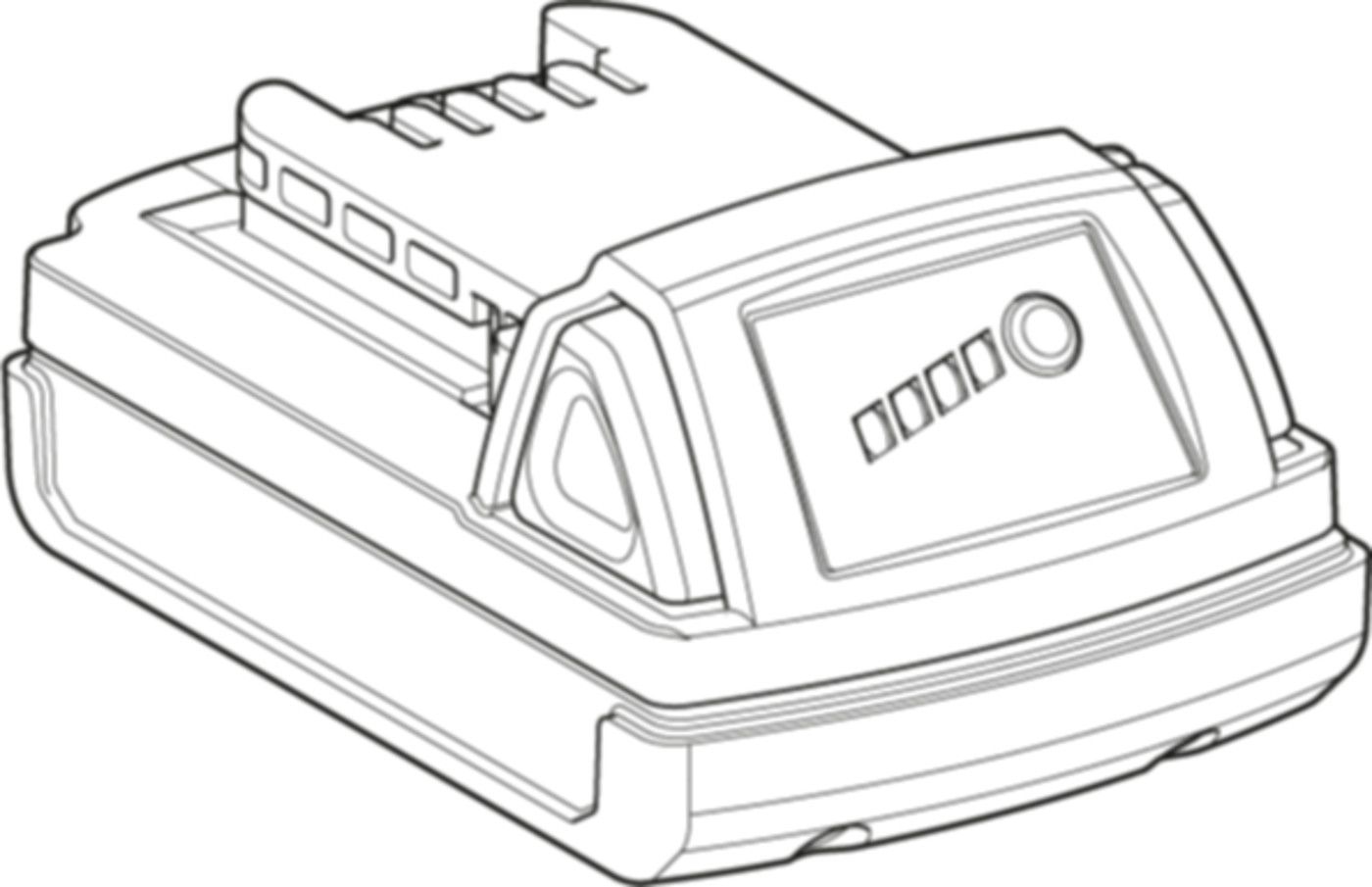 Lithium-Ionen-Akku 18 V [2] 690.589.00.1 - Geberit Werkzeuge und Zubehör