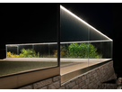 XILUMIX LED-Abdeckprofil Ganzglasgeländer 22mm L=300mm , 2400° K , Kaltweiss - LED-Handlauf System