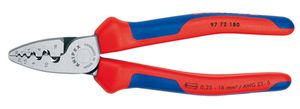 KNIPEX Aderendhülser-Presszange 9772-180, Ø 0.25 - 16.0 mm - Zangen, Schneiden