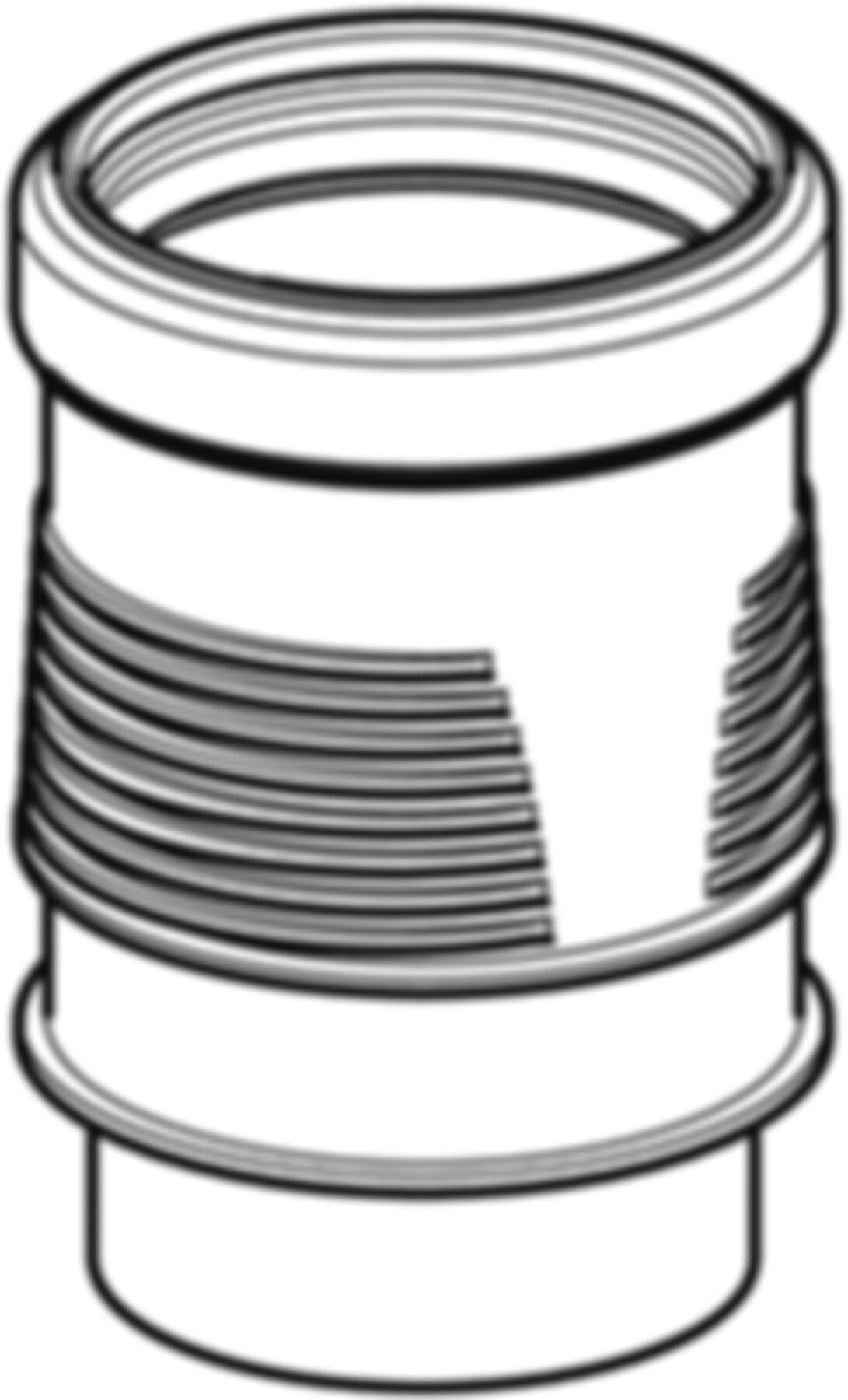Langmuffe d 75mm 307.012.14.1 - Geberit-PE-Silent-Formstücke