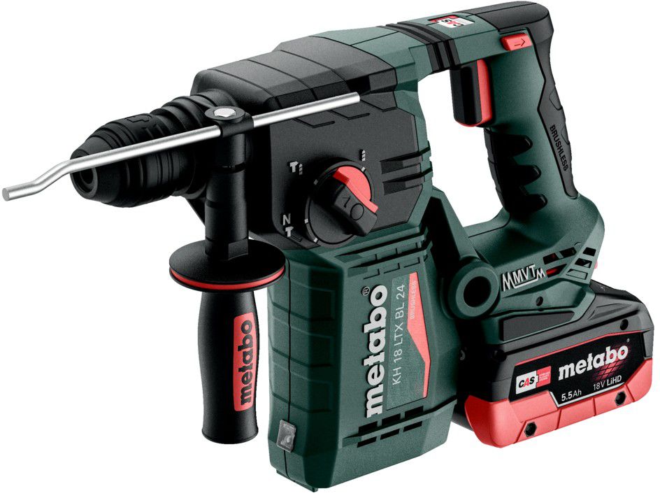 Akku-Kombihammer KH 18 LTX BL 24 18V, 2.2 J , 2x 5,5 Ah , solo in metaBOX - Metabo Elektrowerkzeuge
