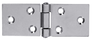 Tisch-Scharnier verzinkt BxH=60x20mm mit vernietetem Stift - Scharniere, Verschlüsse und Zubehör