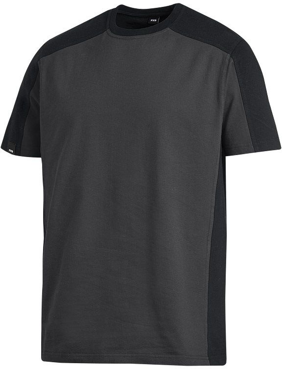 FHB MARC T-Shirt zweifarbig anthrazit-schwarz Gr. L - Textilien