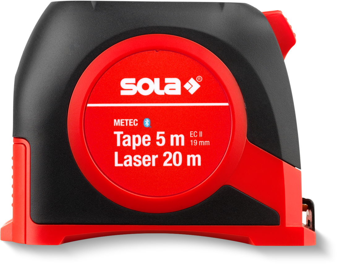 METEC Digitales Rollbandmass 2 x 1.5V (AAA) Batterien, Gürteltasche, Quickstart - Längenmessen