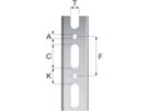 Montageschiene R2 20x34mm 2M 50011 - Flamco-Rohrschellen