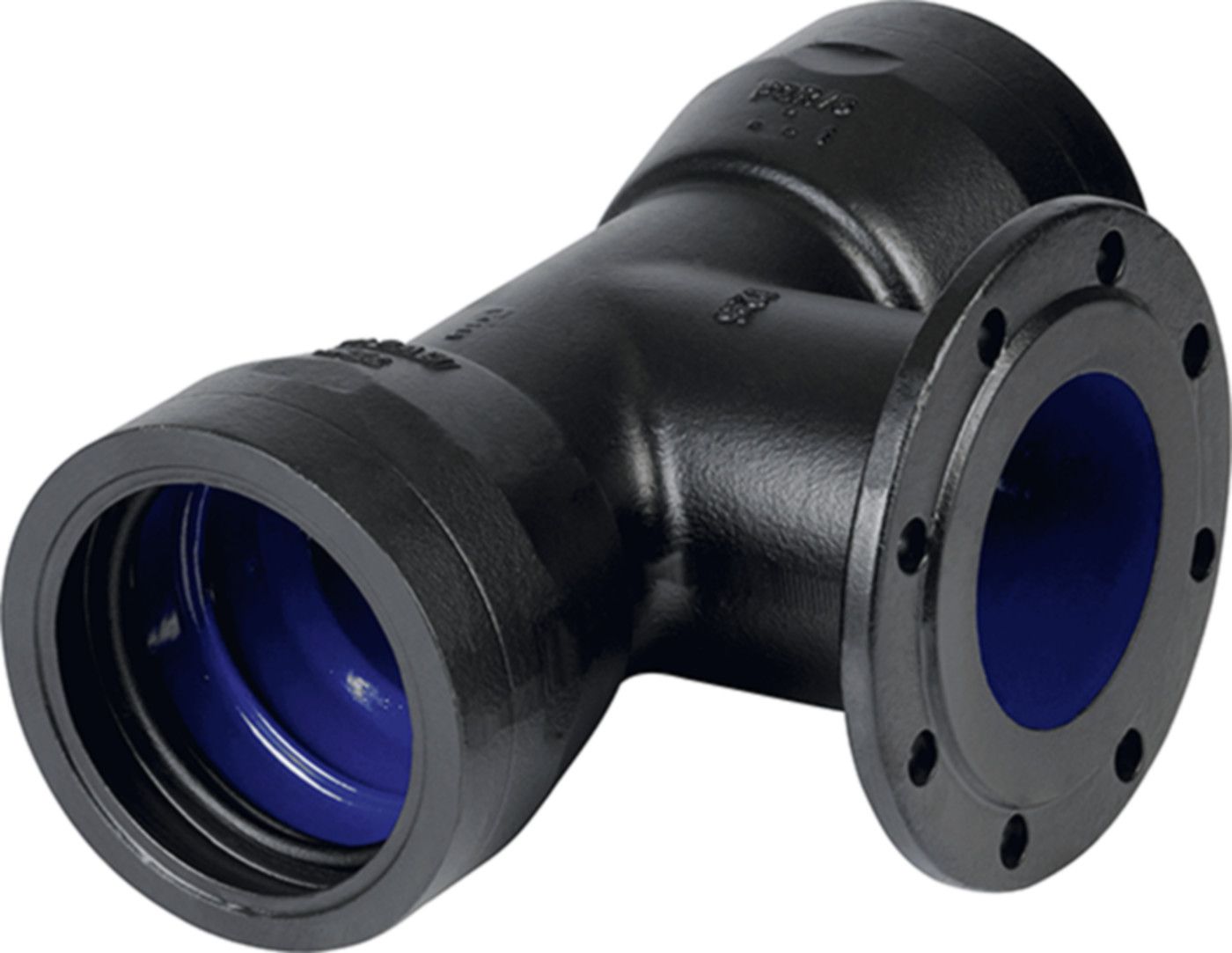 Steckmuffen-T mit Flanschabzweig MMA DN 400/400 PN 10 - WILD Steckmuffenformstücke