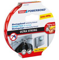 TESA Montageband, doppelseitig, ULTRA STRONG B=19mm, L=5m, extra stark, Tragkraft 100 kg/m - Kleben