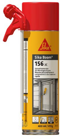 Sika Boom-156 2C Schnellhärtender 2K- Montageschaum, Dose à 400ml - Dichten