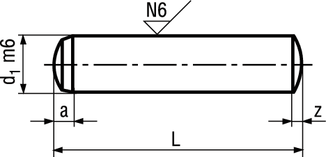 Zyl-Stift St gehärtet+geschl Tol m6 BN857 DIN6325 2,5x30 - Bossard Schrauben