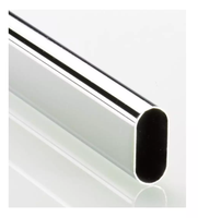 Hettich Schrankrohr verchromt, 15 x 30 x 1000mm - Diverse Möbelbeschläge und Zubehör