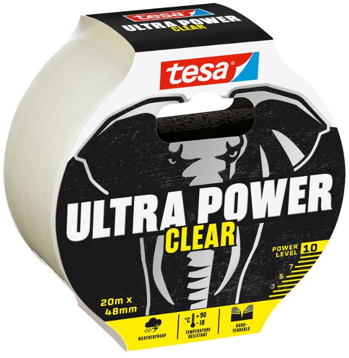 TESA Reparaturband Ultra Power Clear 20m:48mm - Kleben