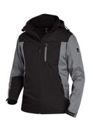 FHB JANNIK Softshelljacke grau-schwarz Gr. 2XL - Textilien
