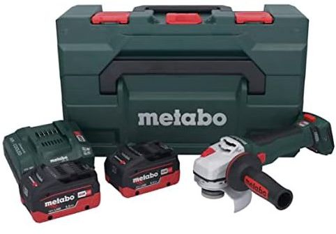 Akku-Winkelschleifer WB 18 LT BL 11-125 Quick 18V, Ø-Scheiben 125mm, 2x 5.5 Ah + ASC145 - Metabo Elektrowerkzeuge