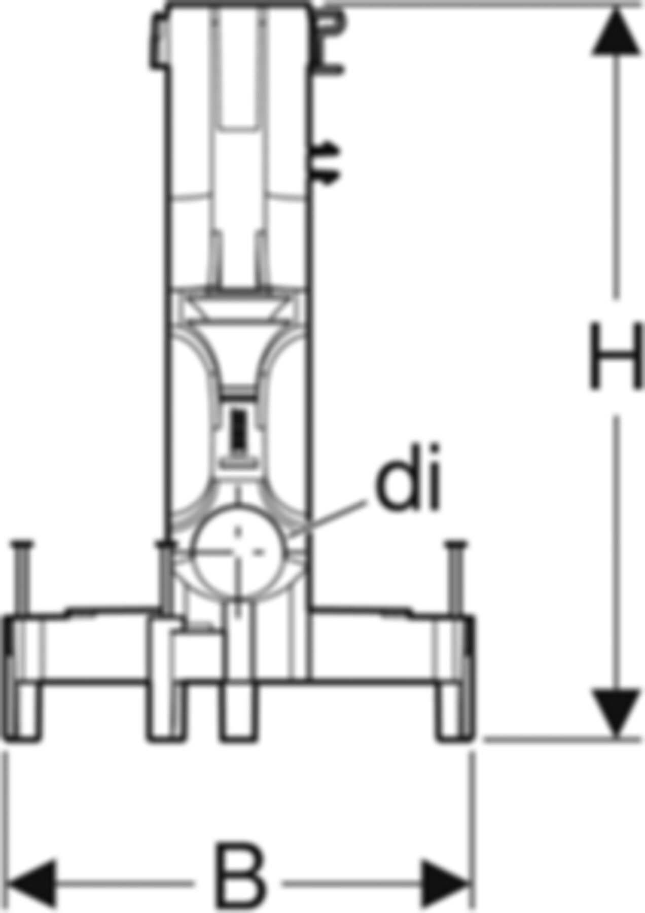 Rohrbogenstütze nach oben 14/16/20mm 651.430.00.1 - Geberit-Push Fit-Formstücke