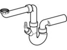 Spültischsifongarnitur PP 1-teilig d 56mm - 2" 152.802.06.1 - Geberit-Sifon + Apparateanschlüsse