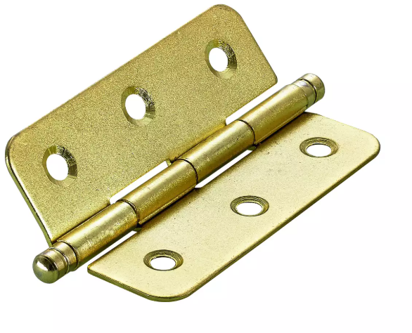 Hettich Zierscharnier vermessingt, 60 x 40mm, à 2 Stk - Diverse Möbelbeschläge und Zubehör