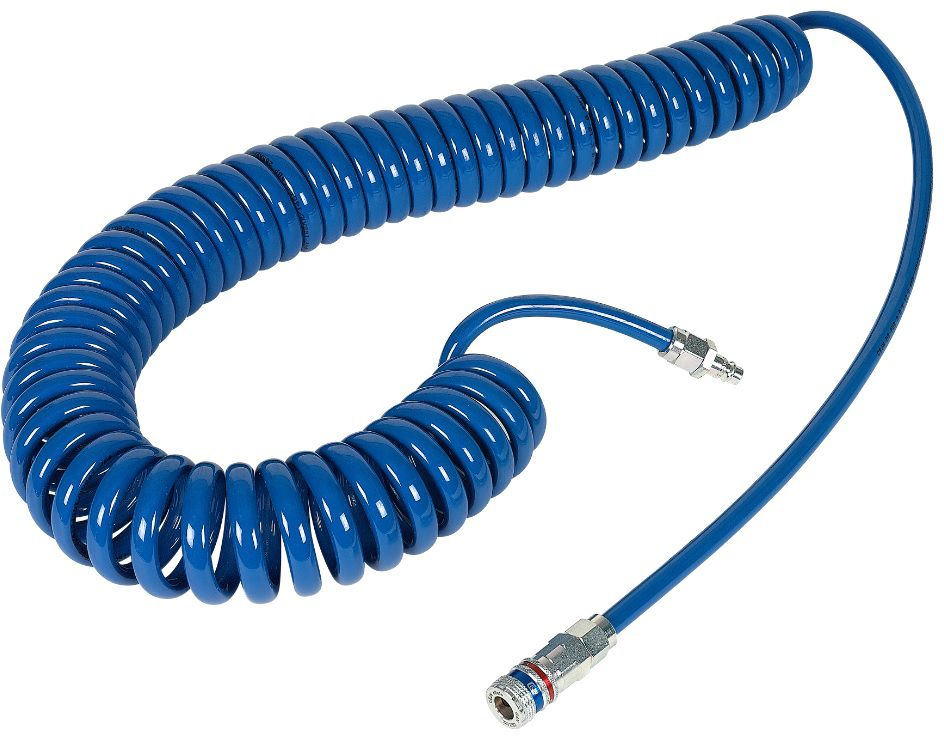 CEJN Duckluftspiralschlauch Set PUR eSafe Serie 320 ø 8x12 8 m - Druckluftschläuche, Aufroller