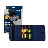 LYRA Modern Marking Set 6 tlg. 4 Stk Marker und Ersatzminen, In Tasche - Auszeichnen