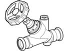 Mapress Schrägsitz Absperrventil d 15 94882 - Geberit Systemventile / Armaturen