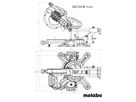 Kappsäge mit Zugfunktion KGS 254 M Ø 254mm Blatt, 1800W, Schnittmasse 305 x 92mm - Metabo Elektrowerkzeuge