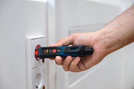 Berührungsloser Spannungsprüfer GVD 1000-17 24V-1000V AC/DC, LED Display, IP67 - Bosch Elektrowerkzeuge