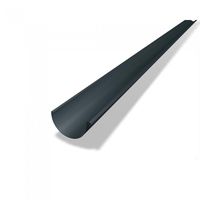 PREFA Hängerinne à 6 M 250 mm P.10 Anthrazit - PREFA Dachentwässerungssysteme