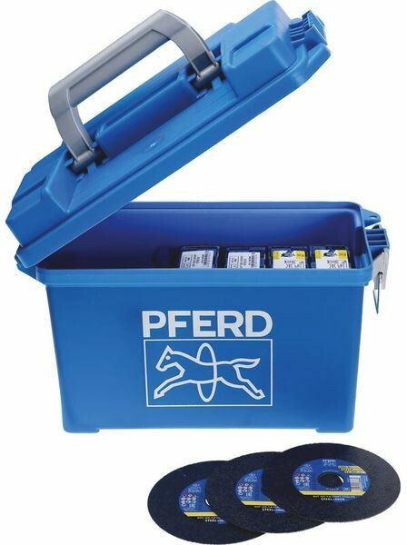 PFERD Trennscheibe EHT 125-1,0 Steelox, Ø125mm, 100 Stk. in Transportkoffer - Schleifen, Trennen