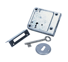 SCHÄNIS Kellertür-Riegelschloss 2305 BB 65 mm, links/rechts, verzinkt - Türschlösser und Zubehör