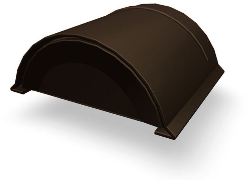 PREFA Jet-Lüfter-Vorkopf stucco 11 P.10 Nussbraun 110616 - PREFA Dachsysteme